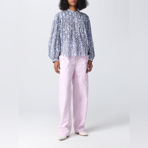 Isabel Marant Zegna high-waisted wide leg trousers - Picture 6 of 16